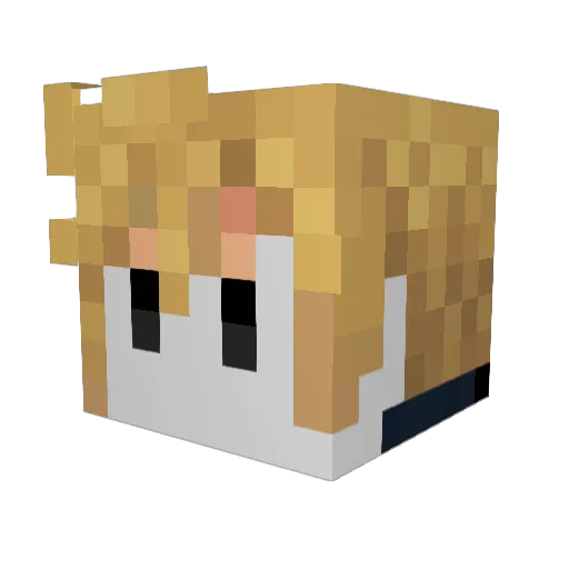 bashi_0429 Minecraft avatar head, 3D render