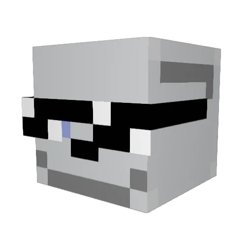 bashlacanim_44 Minecraft avatar head, 3D render