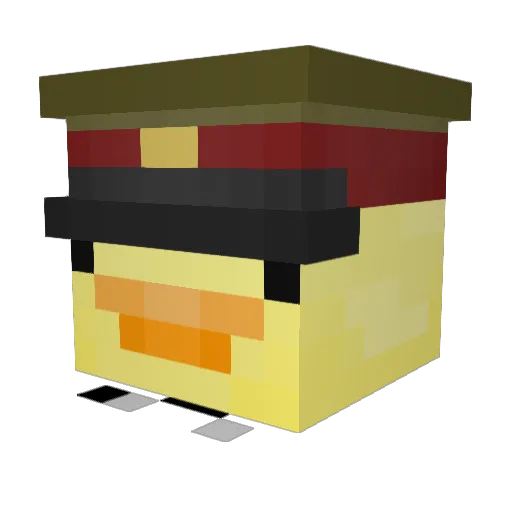 basically_coffee Minecraft avatar head, 3D render
