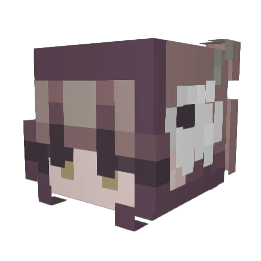 basil_sinclair Minecraft avatar head, 3D render