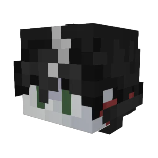 basilchimera Minecraft avatar head, 3D render