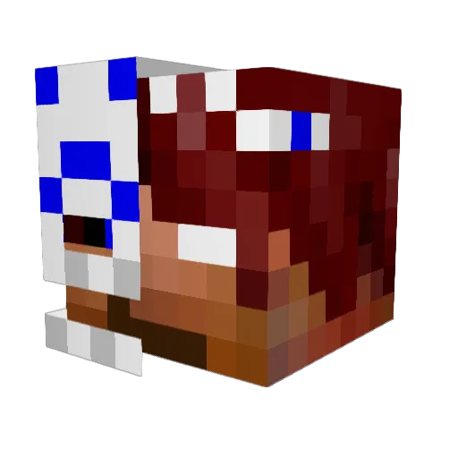 basilikas Minecraft avatar head, 3D render