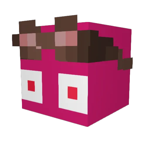 basiliskvenom77 Minecraft avatar head, 3D render