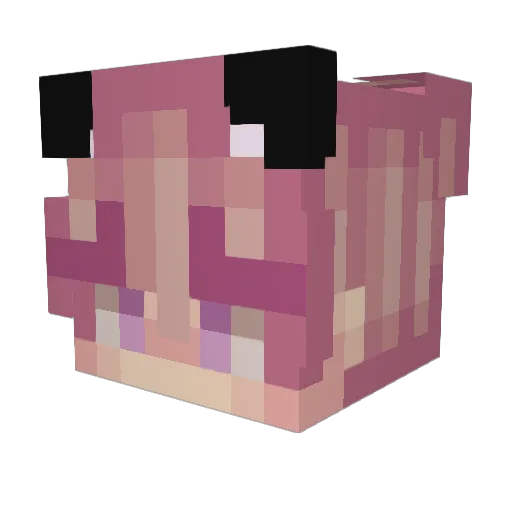 basilsweet Minecraft avatar head, 3D render