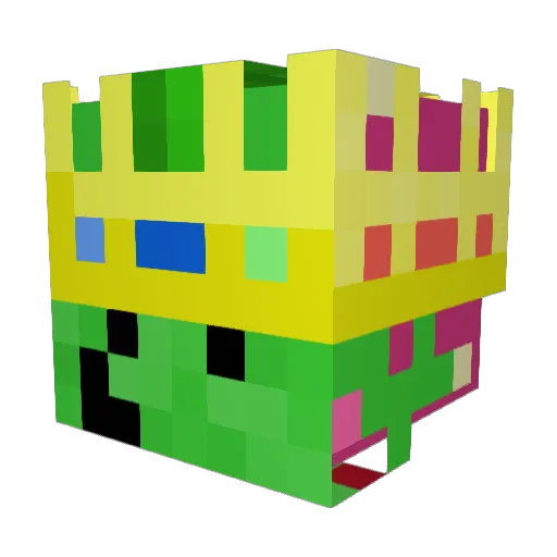 basketball32 Minecraft avatar head, 3D render
