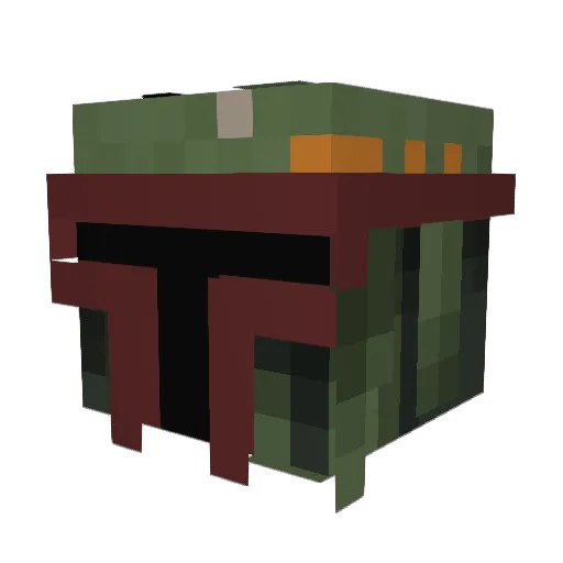 basketbrawl Minecraft avatar head, 3D render