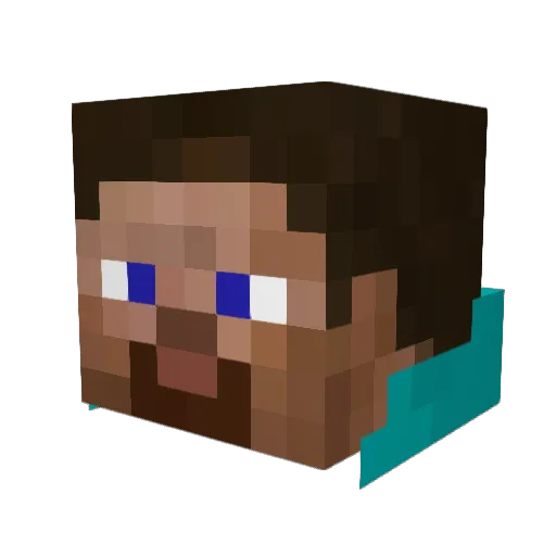 basketofwaste123 Minecraft avatar head, 3D render