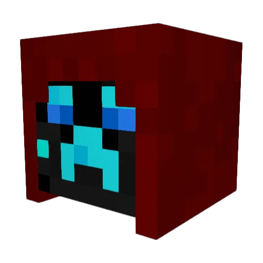 basmergamer Minecraft avatar head, 3D render