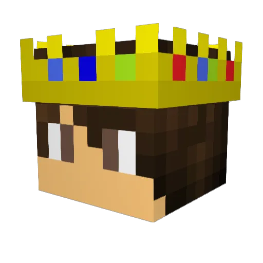 basmwan Minecraft avatar head, 3D render