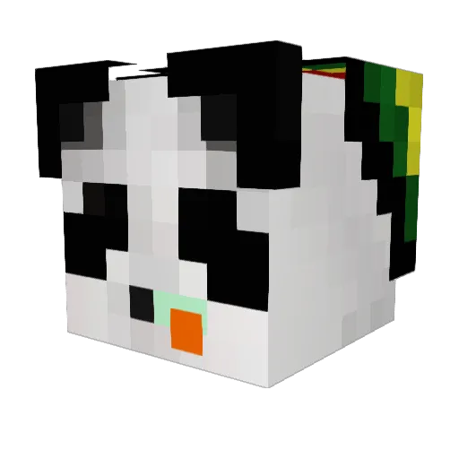bassax Minecraft avatar head, 3D render