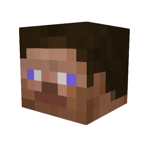 basselarholm Minecraft avatar head, 3D render