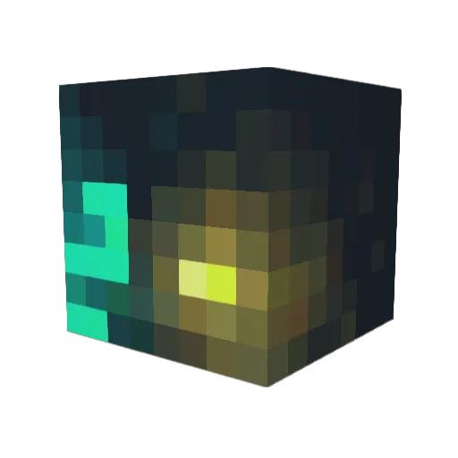 basset_hound Minecraft avatar head, 3D render