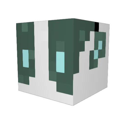 bassikeke Minecraft avatar head, 3D render