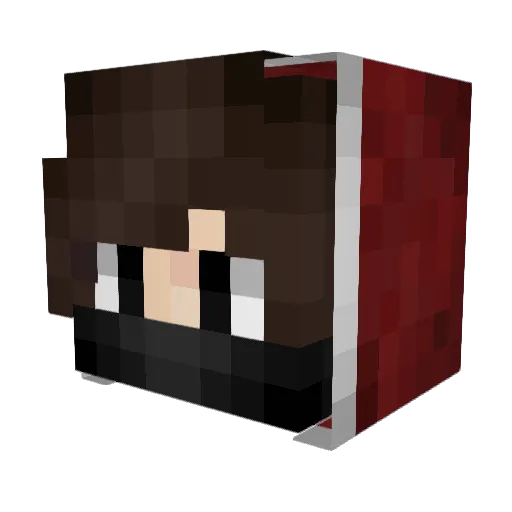 bast0s4 Minecraft avatar head, 3D render