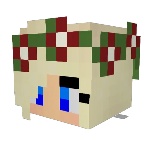 bastard92 Minecraft avatar head, 3D render