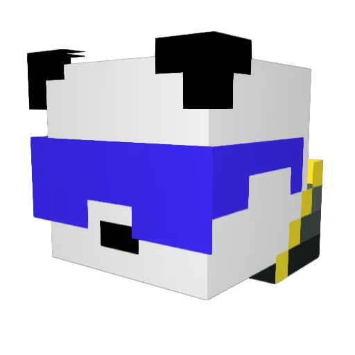 basti9813 Minecraft avatar head, 3D render