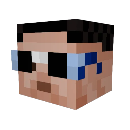 bastiaan27 Minecraft avatar head, 3D render