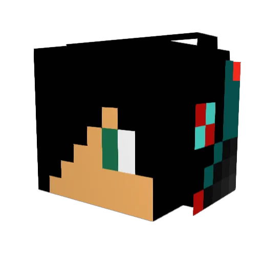 bastian710 Minecraft avatar head, 3D render