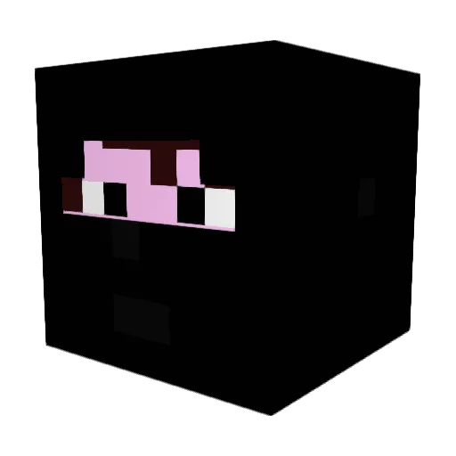 basticke Minecraft avatar head, 3D render
