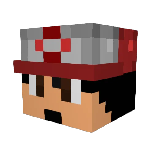 bastiencross11 Minecraft avatar head, 3D render