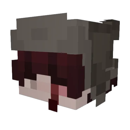 bastinni Minecraft avatar head, 3D render