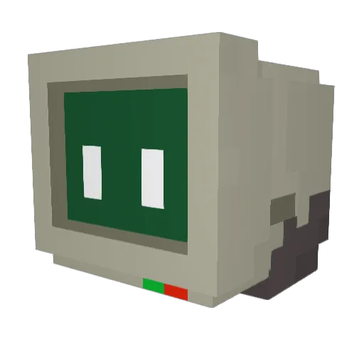 bastyun Minecraft avatar head, 3D render