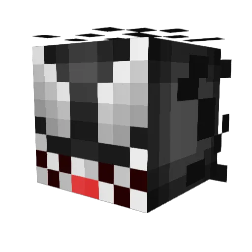 basvcito Minecraft avatar head, 3D render