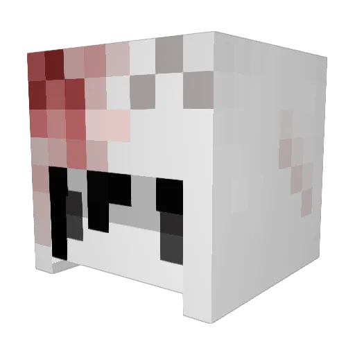 basxra Minecraft avatar head, 3D render