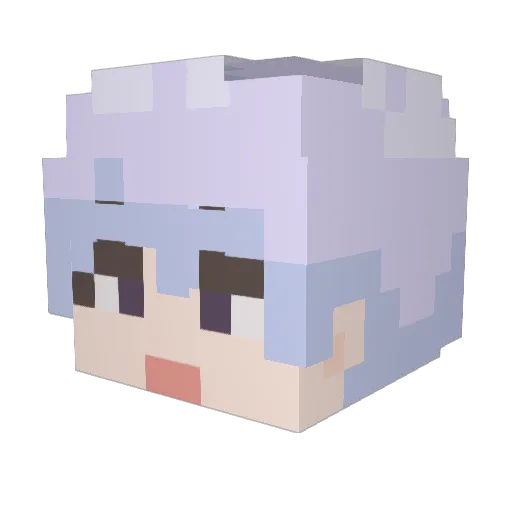 bat7545 Minecraft avatar head, 3D render