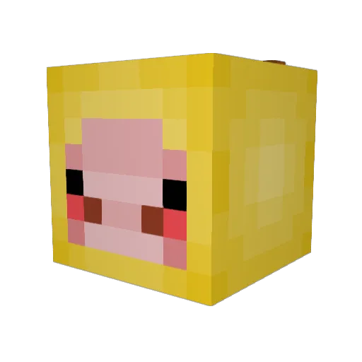 batataautistic69 Minecraft avatar head, 3D render