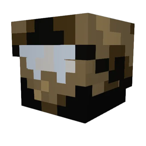 batdec Minecraft avatar head, 3D render