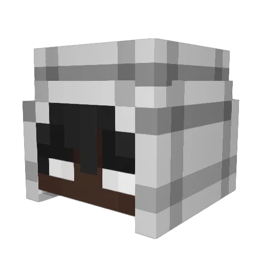 batek_yo Minecraft avatar head, 3D render