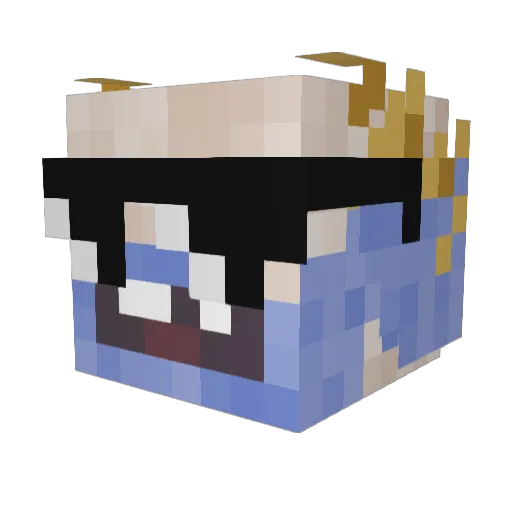 batfunk84 Minecraft avatar head, 3D render