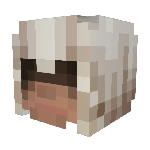 bathman18 Minecraft avatar head, 3D render