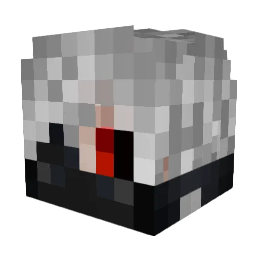 bathtimechris Minecraft avatar head, 3D render