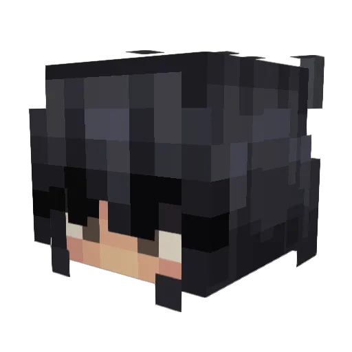 batlover27 Minecraft avatar head, 3D render