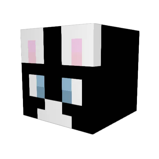batman2334 Minecraft avatar head, 3D render