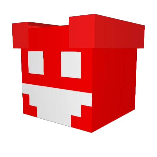 batman2k11 Minecraft avatar head, 3D render
