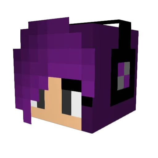 batman62201 Minecraft avatar head, 3D render
