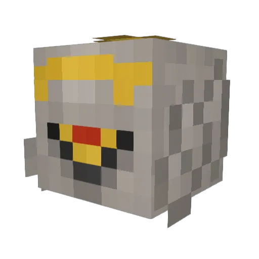 batman920 Minecraft avatar head, 3D render