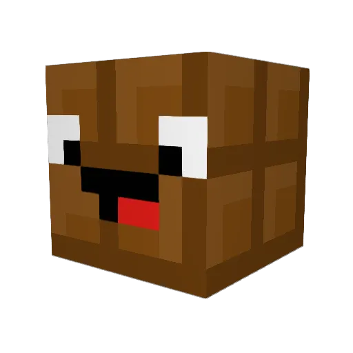 batmankirby Minecraft avatar head, 3D render