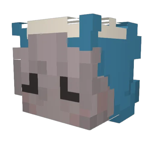 batmannnnnn95 Minecraft avatar head, 3D render