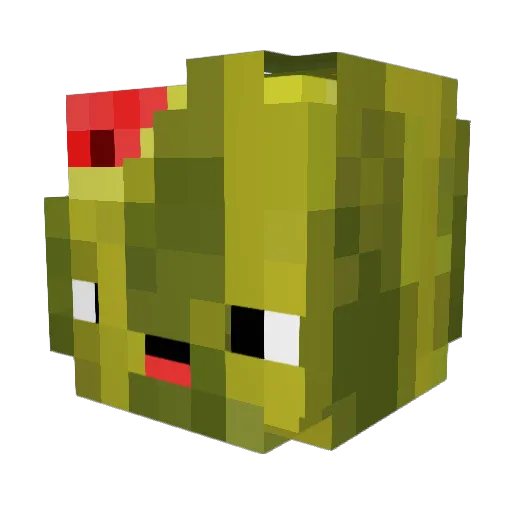 batmat5122 Minecraft avatar head, 3D render