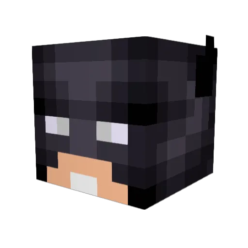 batsman121 Minecraft avatar head, 3D render