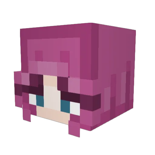batsnbones Minecraft avatar head, 3D render