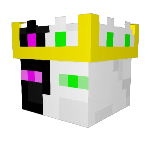 batter266 Minecraft avatar head, 3D render