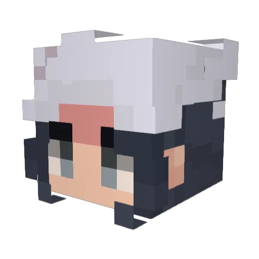 battle_moo Minecraft avatar head, 3D render