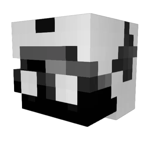 battlebogan Minecraft avatar head, 3D render