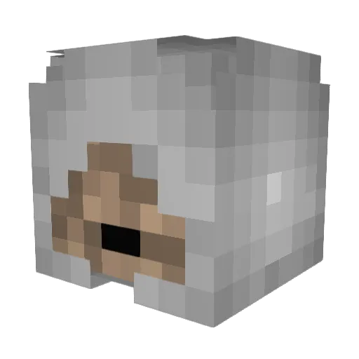 battlekrusher Minecraft avatar head, 3D render