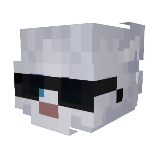 battlequeen7209 Minecraft avatar head, 3D render